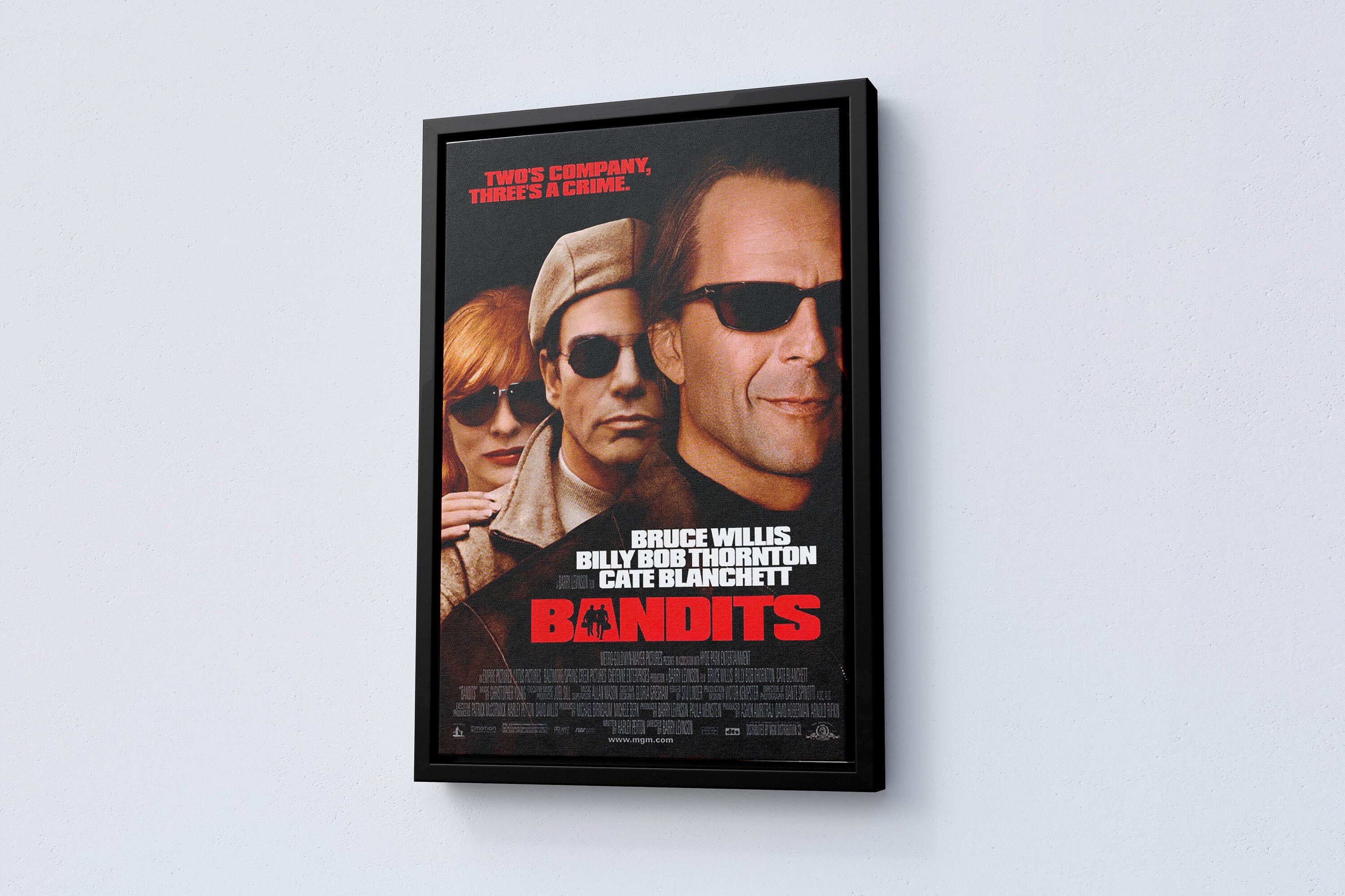 Bandits Retro Movie Canvas Poster