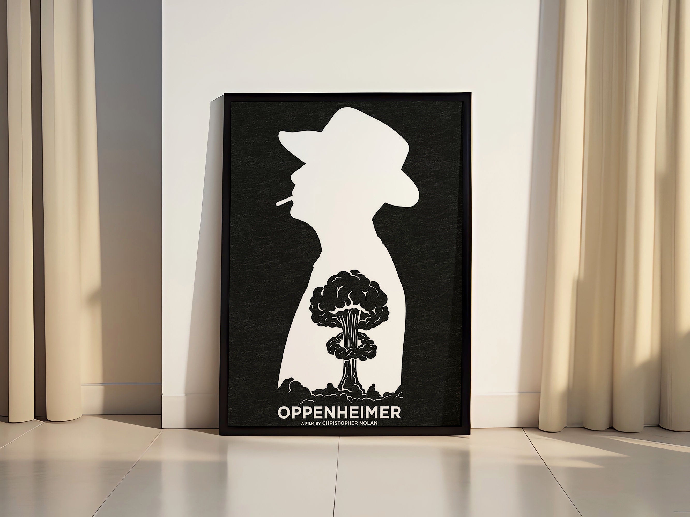 Oppenheimer Canvas Poster Wall Art