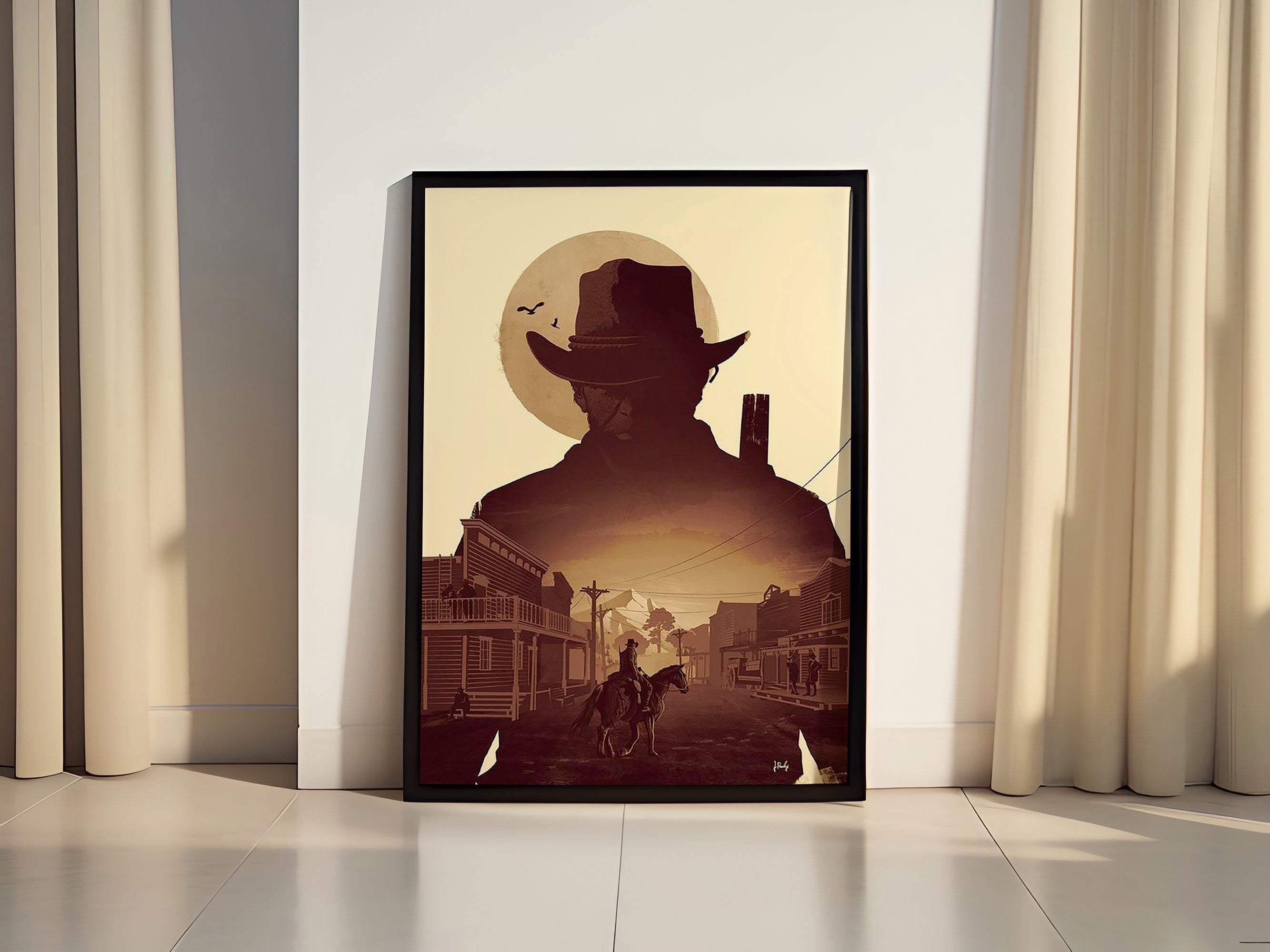 Red Dead Redemption 2 Canvas Poster