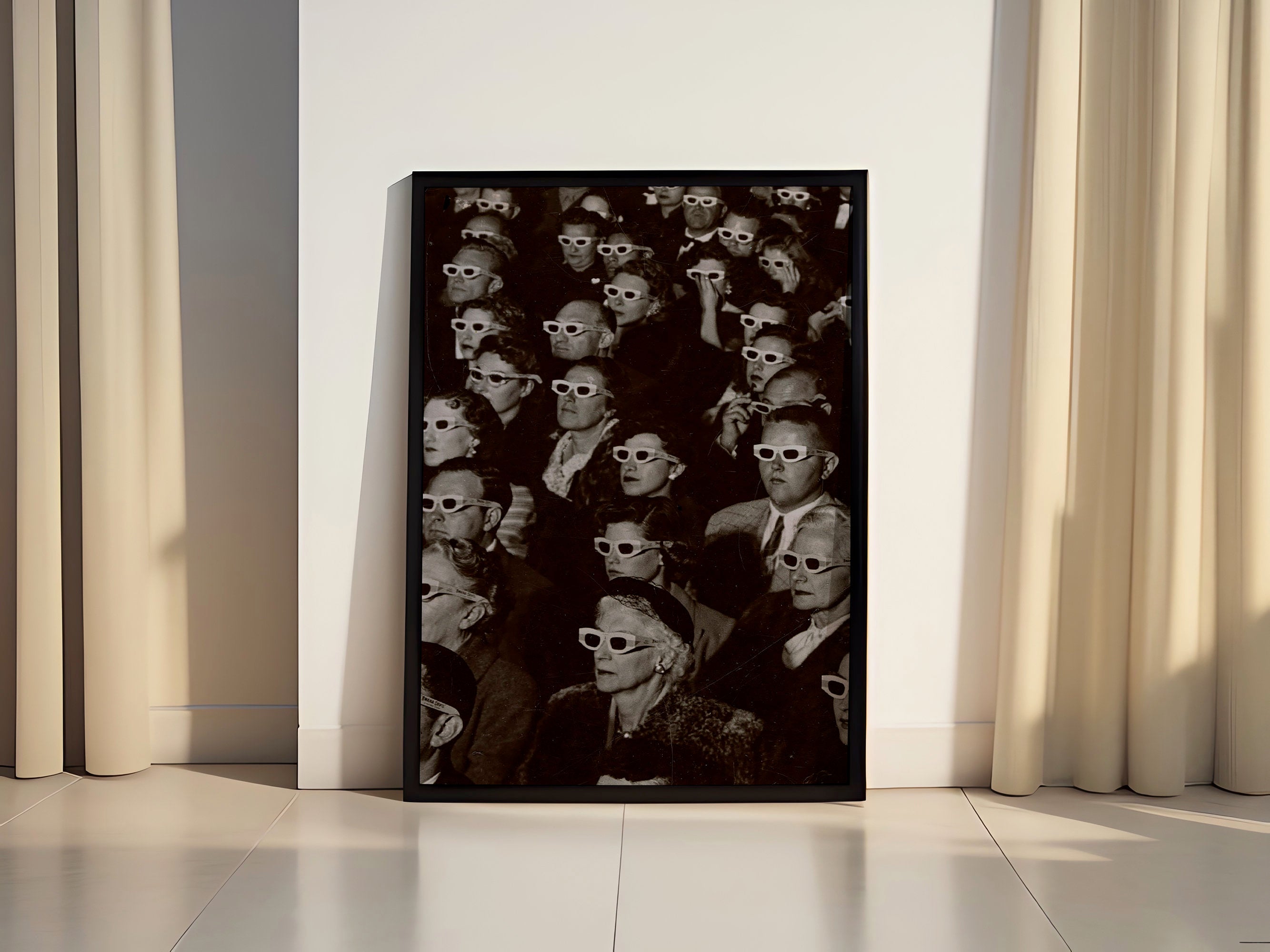 First 3d Cinema Photography Canvas Print