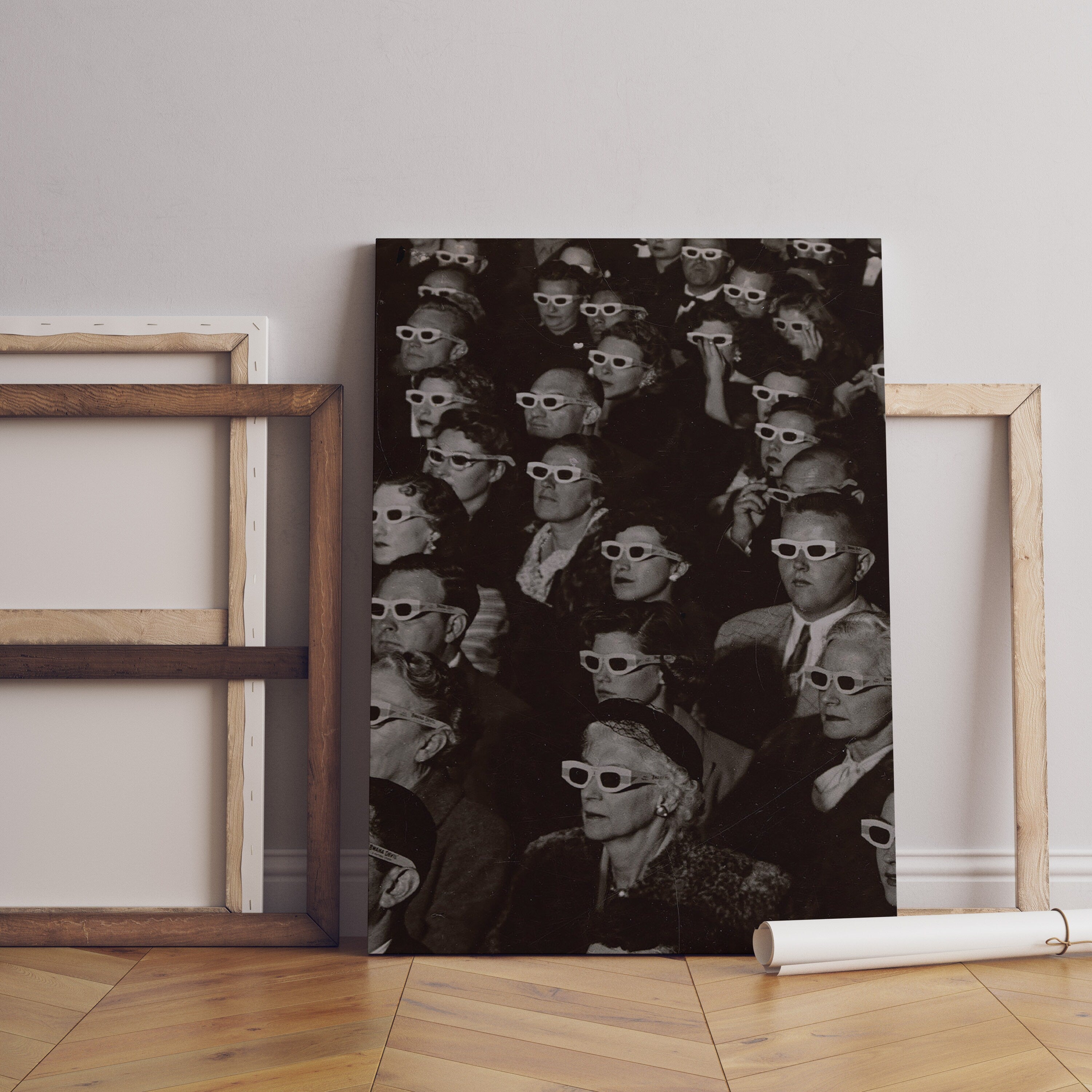 First 3d Cinema Photography Canvas Print