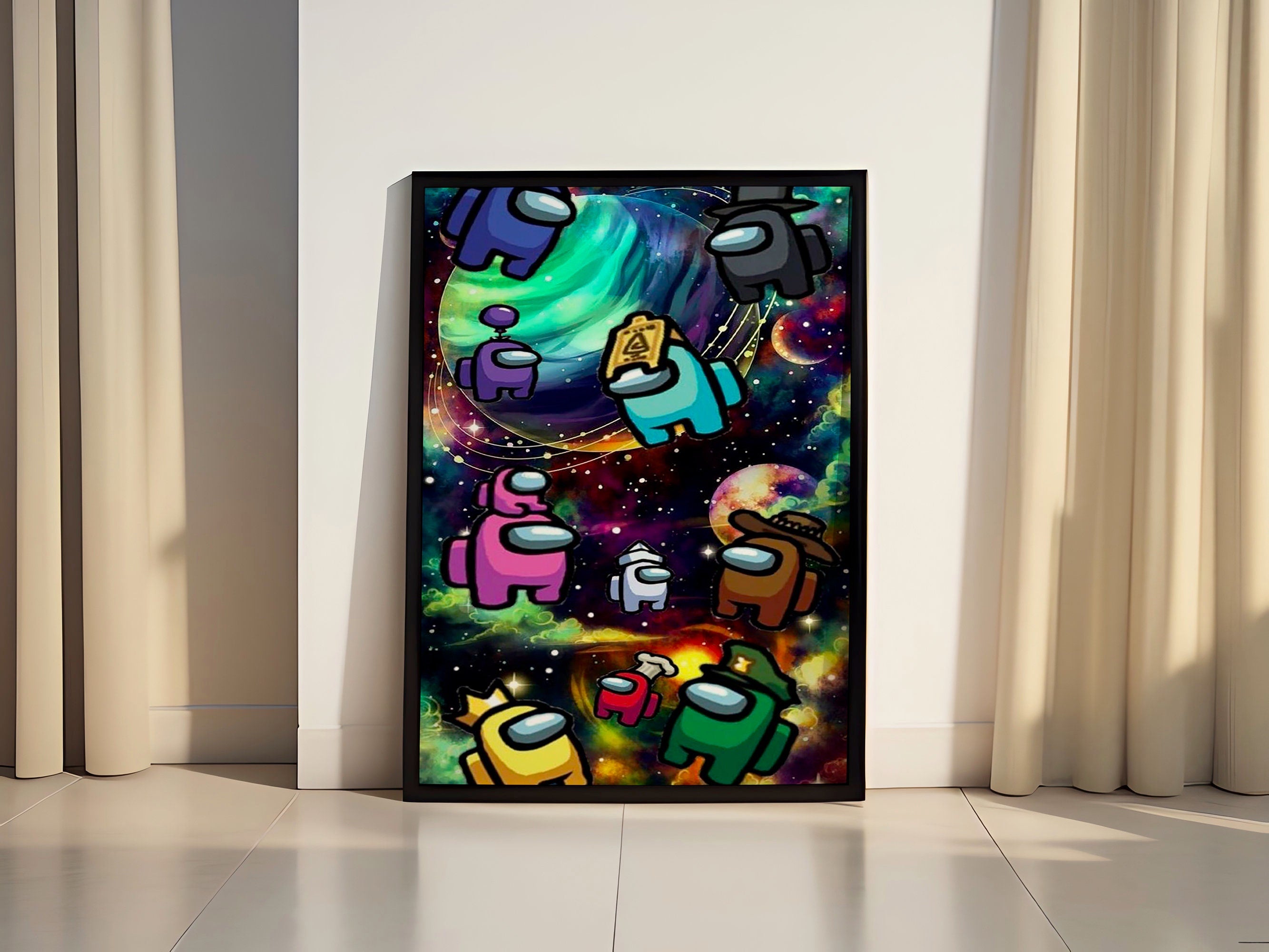 Among Us Gaming Canvas Poster