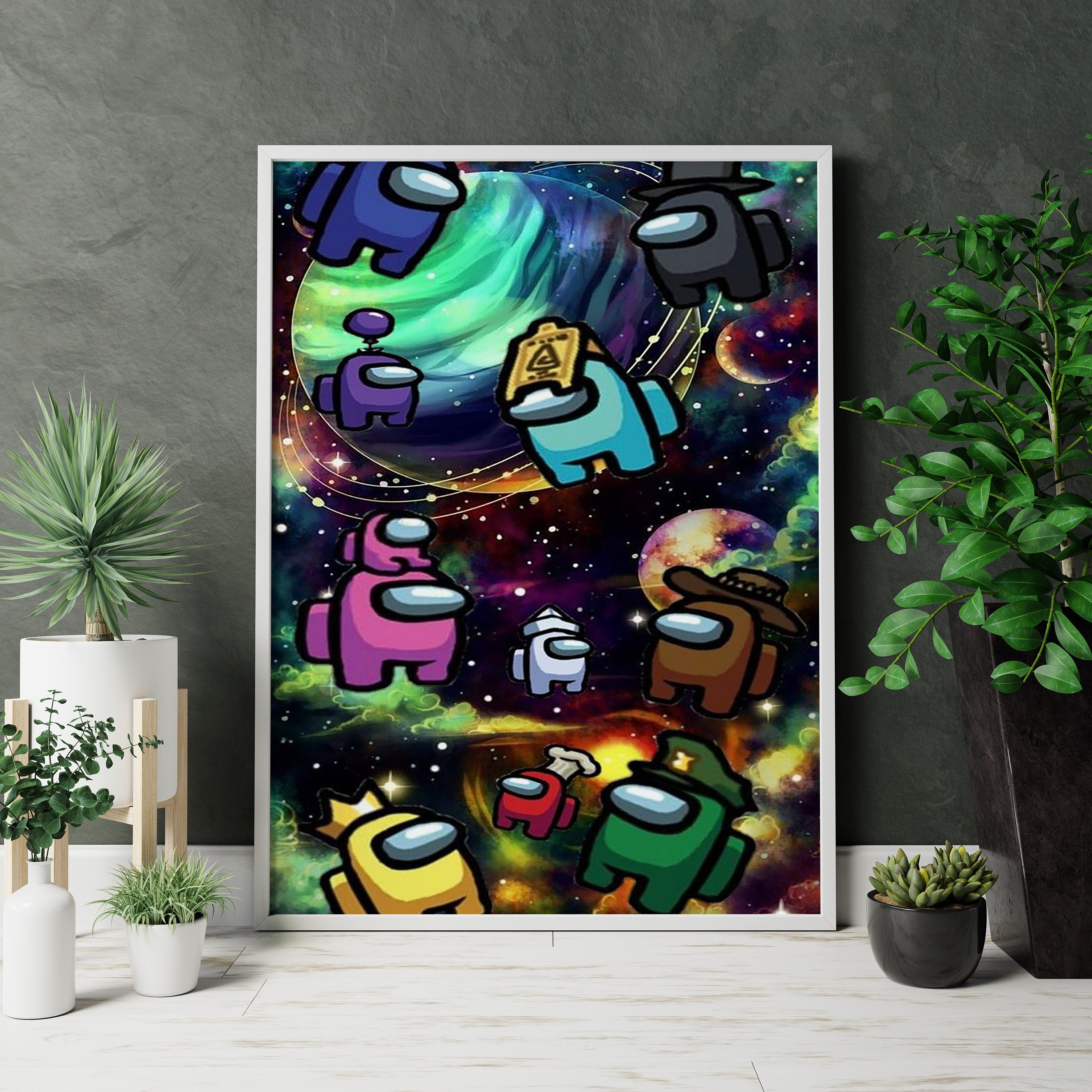 Among Us Gaming Canvas Poster