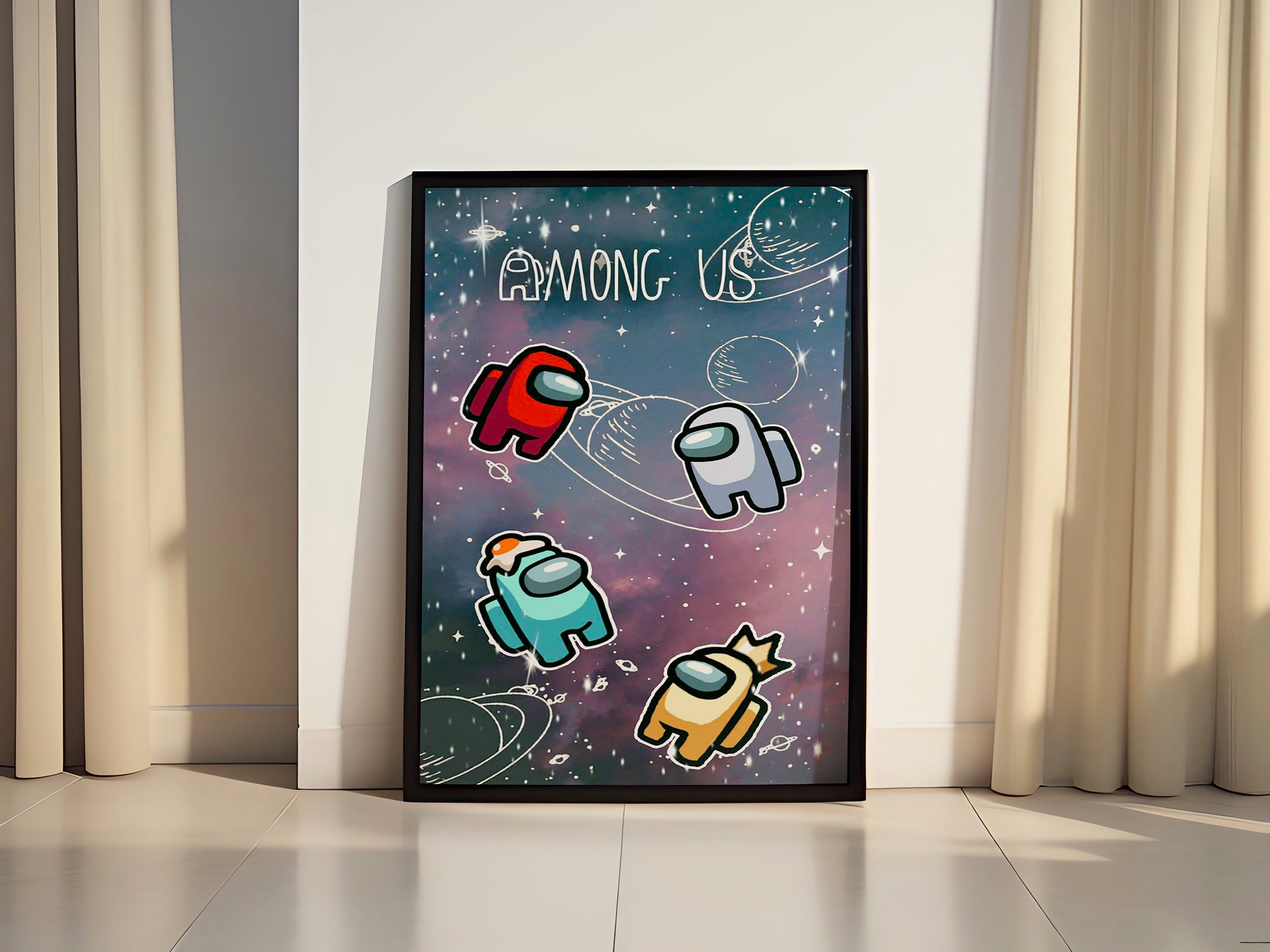 Among Us Gaming Canvas Poster