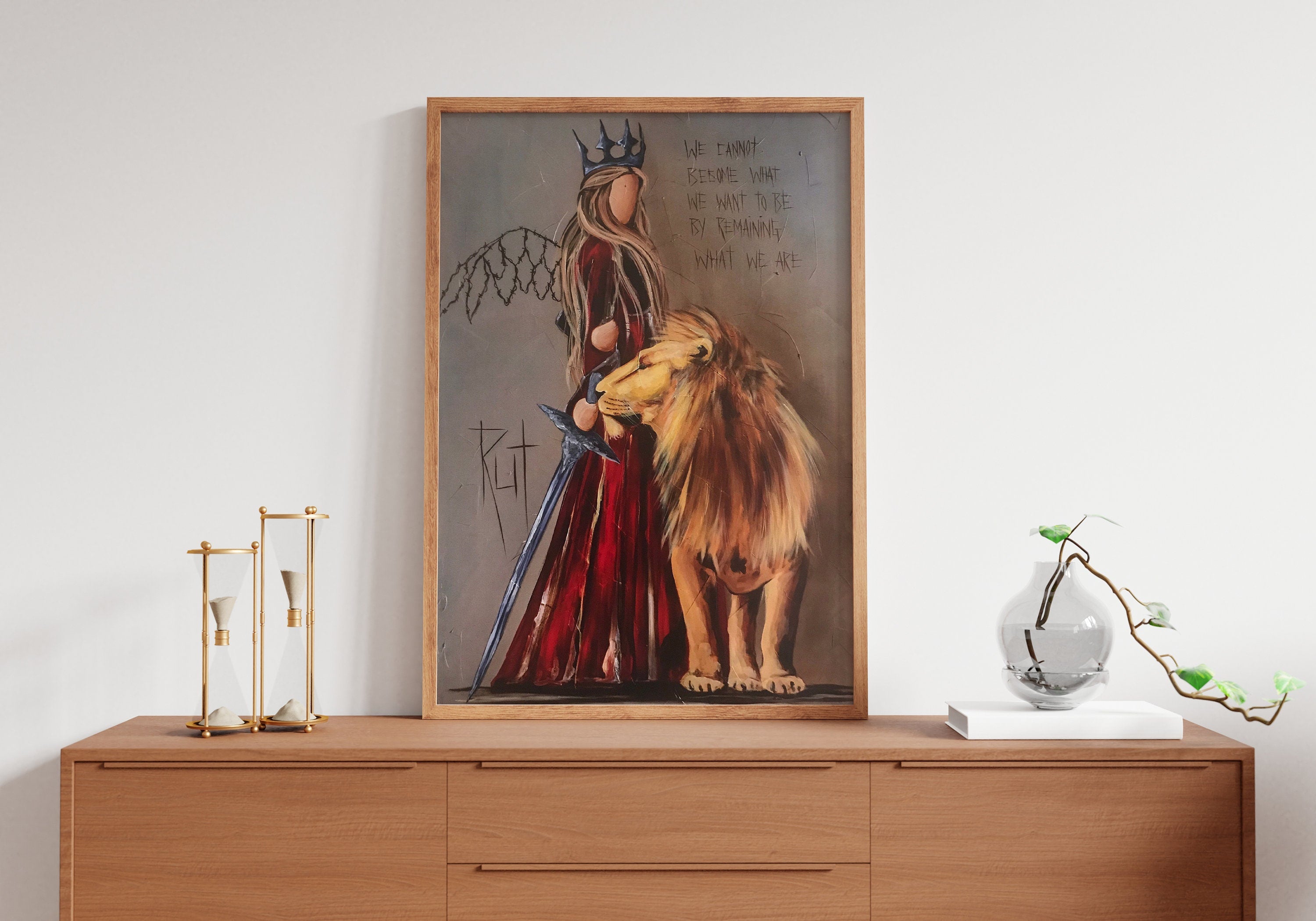 Rut Angel Canvas Wall Art