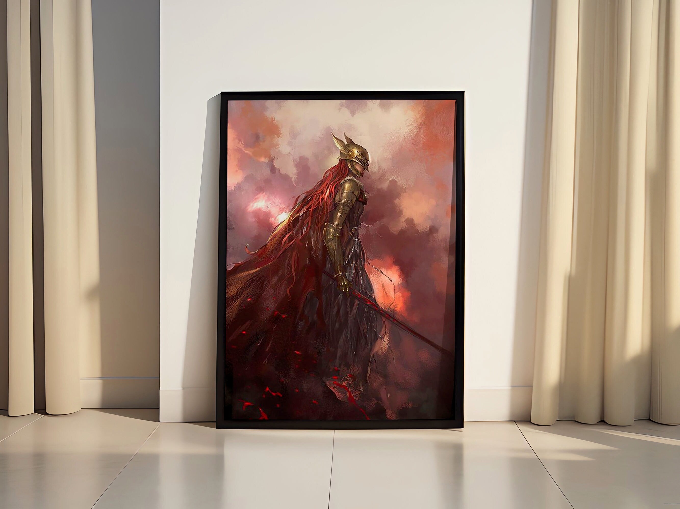 Elden Ring Malenia Canvas Poster