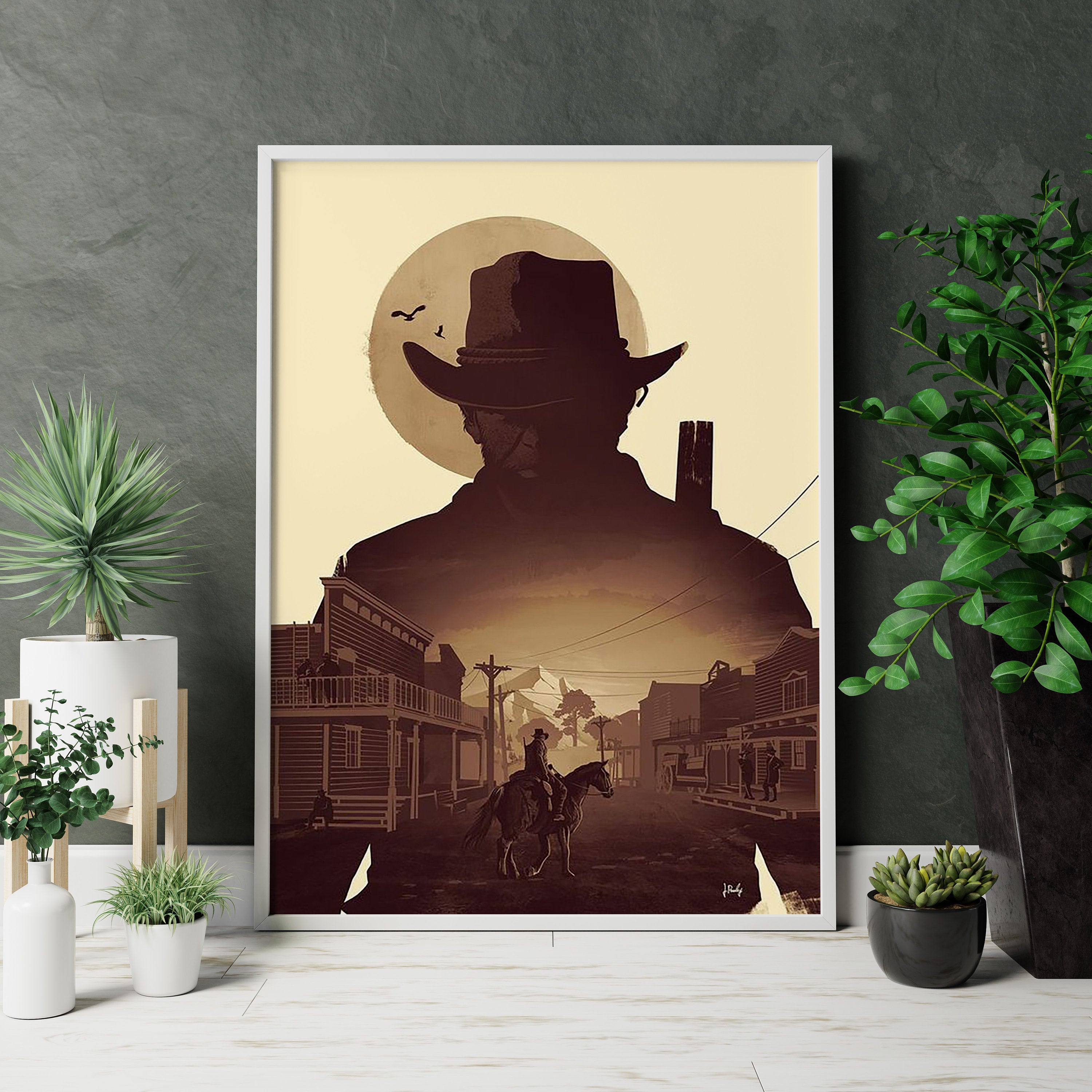 Red Dead Redemption 2 Canvas Poster