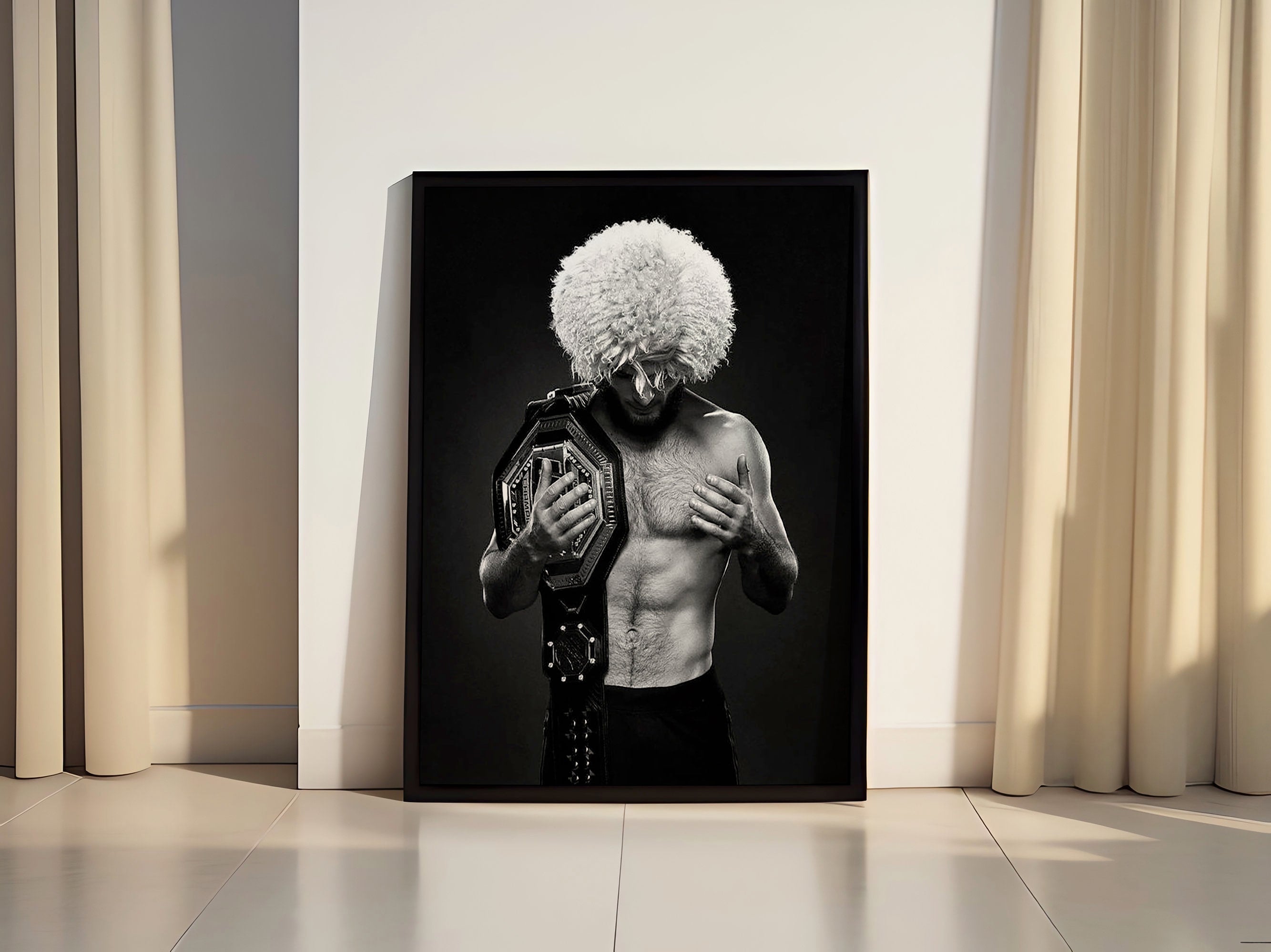 Khabib Nurmagomedov Canvas Poster