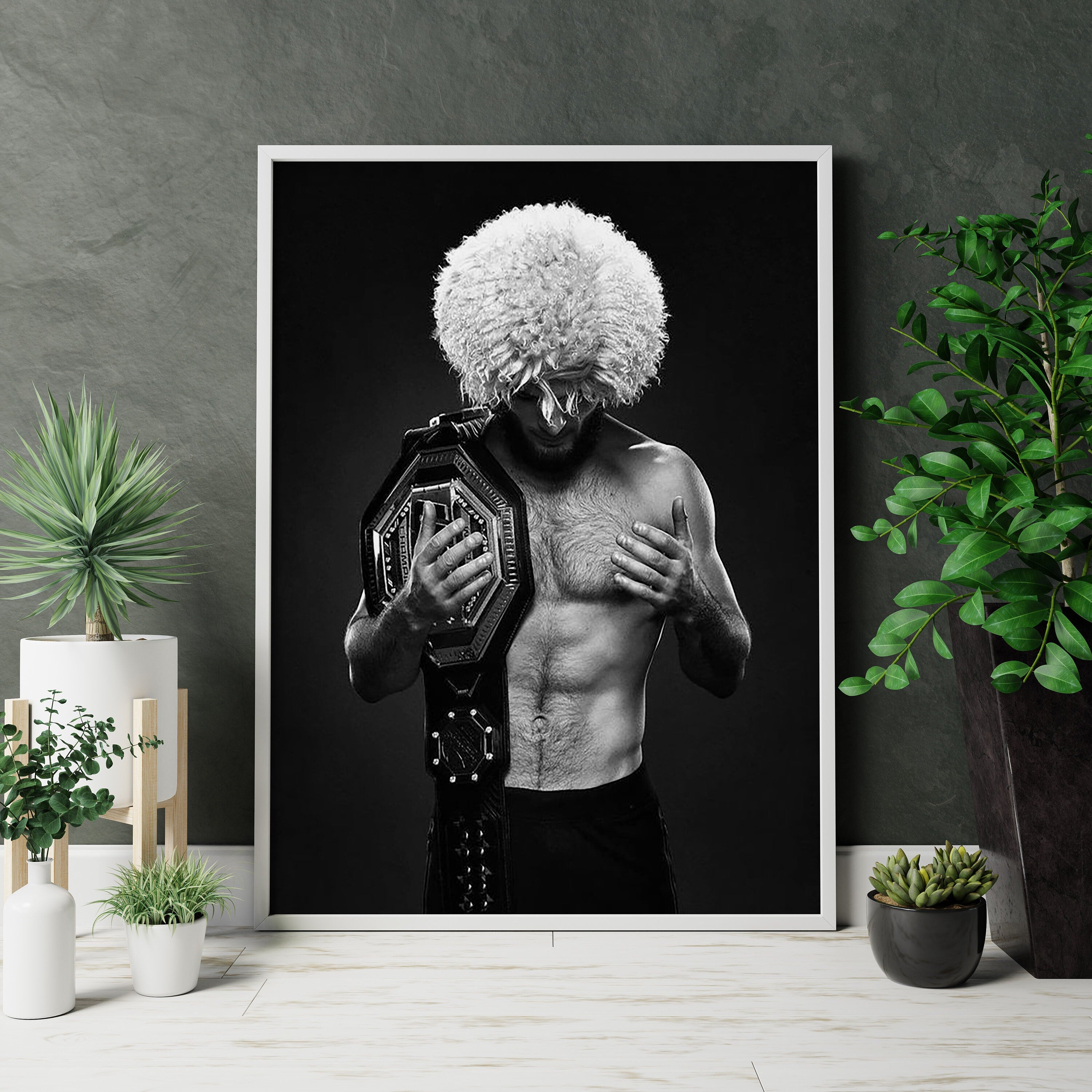 Khabib Nurmagomedov Canvas Poster