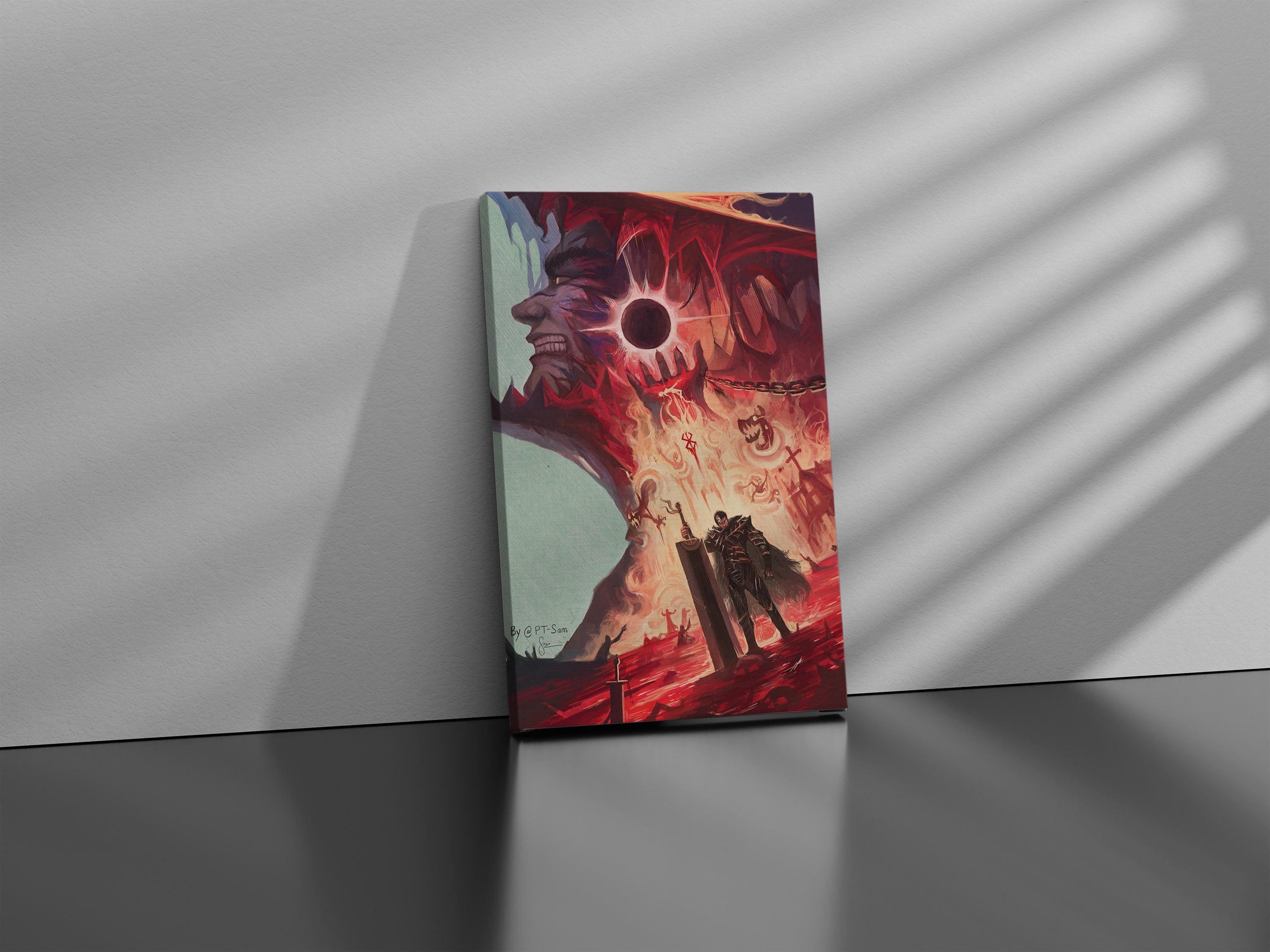 Berserk Guts Canvas Wall Art