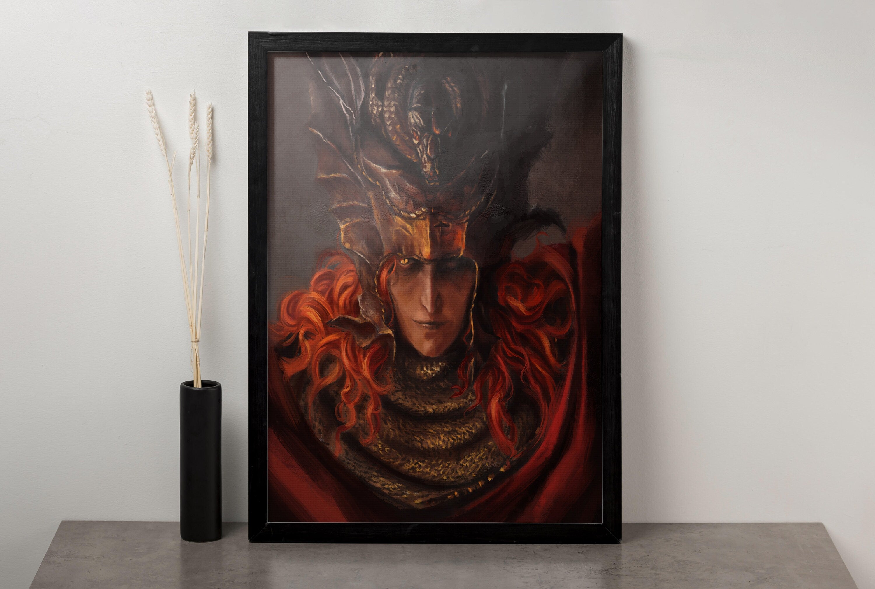 Elden Ring Messmer Canvas Wall Art