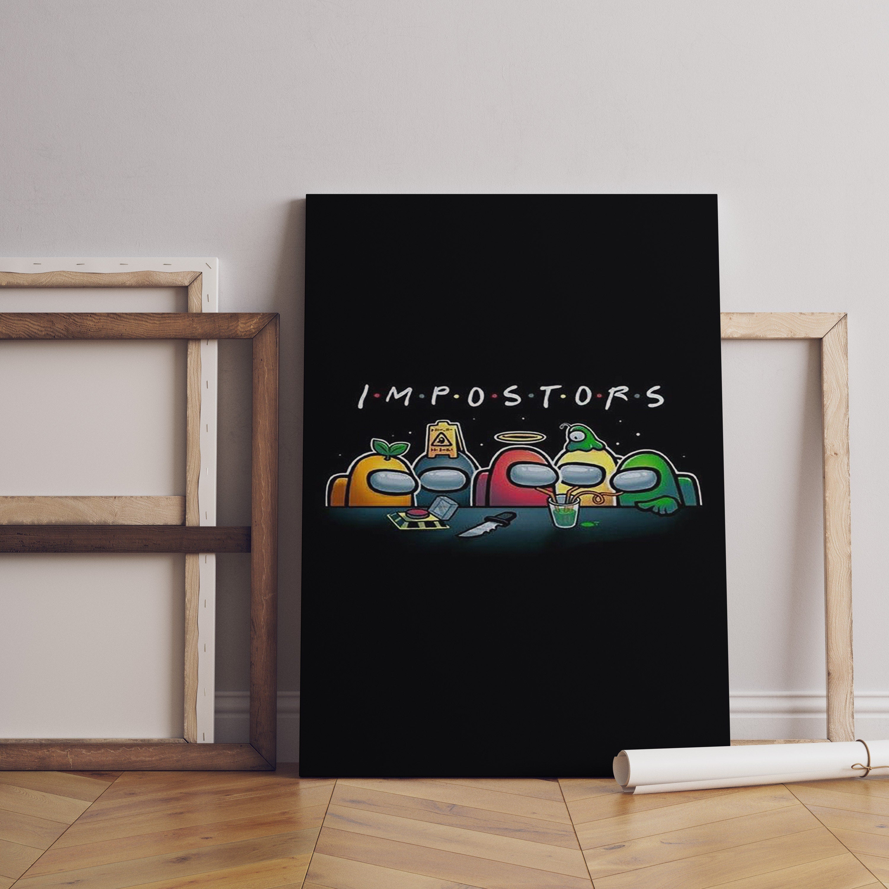 Among Us Gaming Canvas Poster