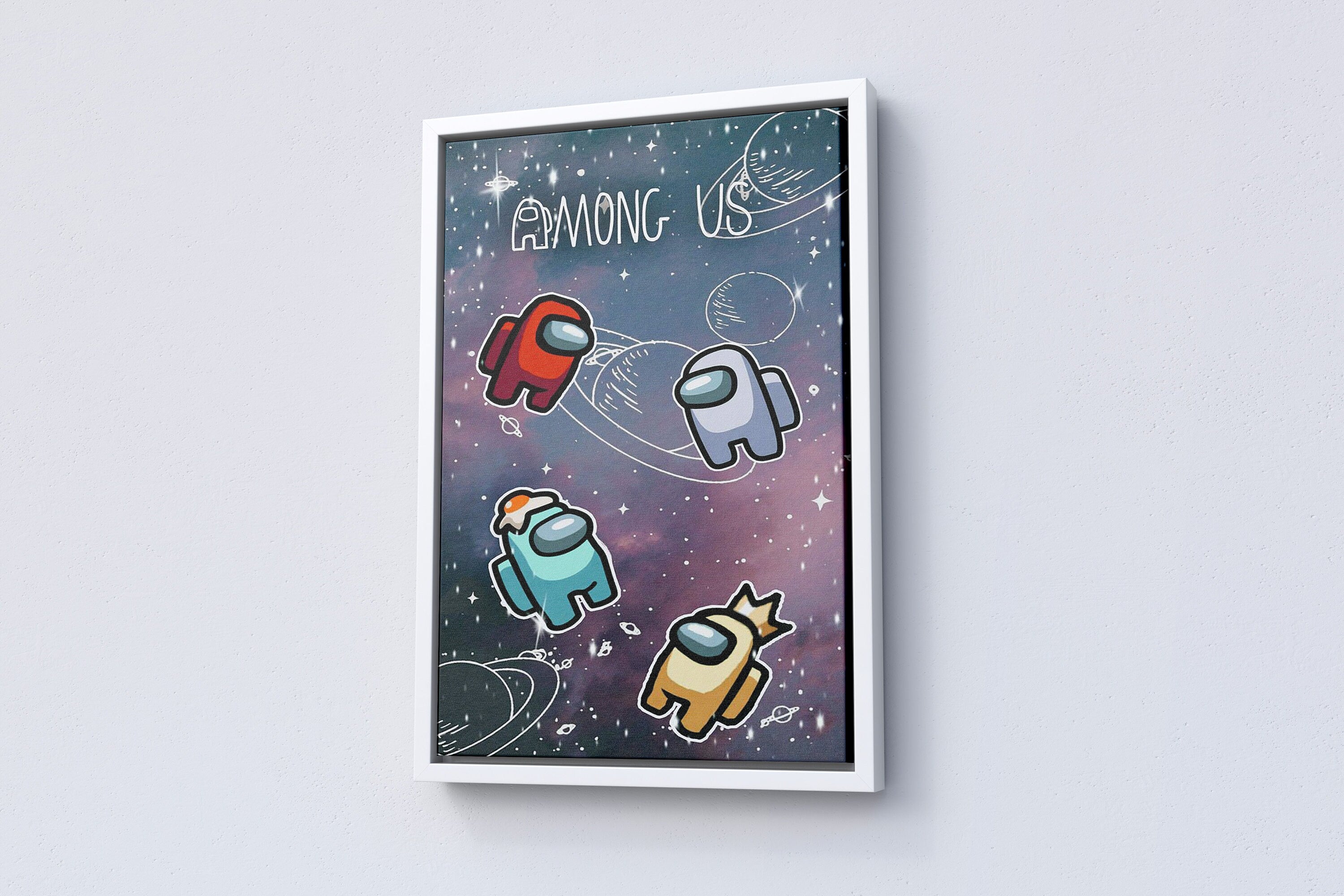 Among Us Gaming Canvas Poster