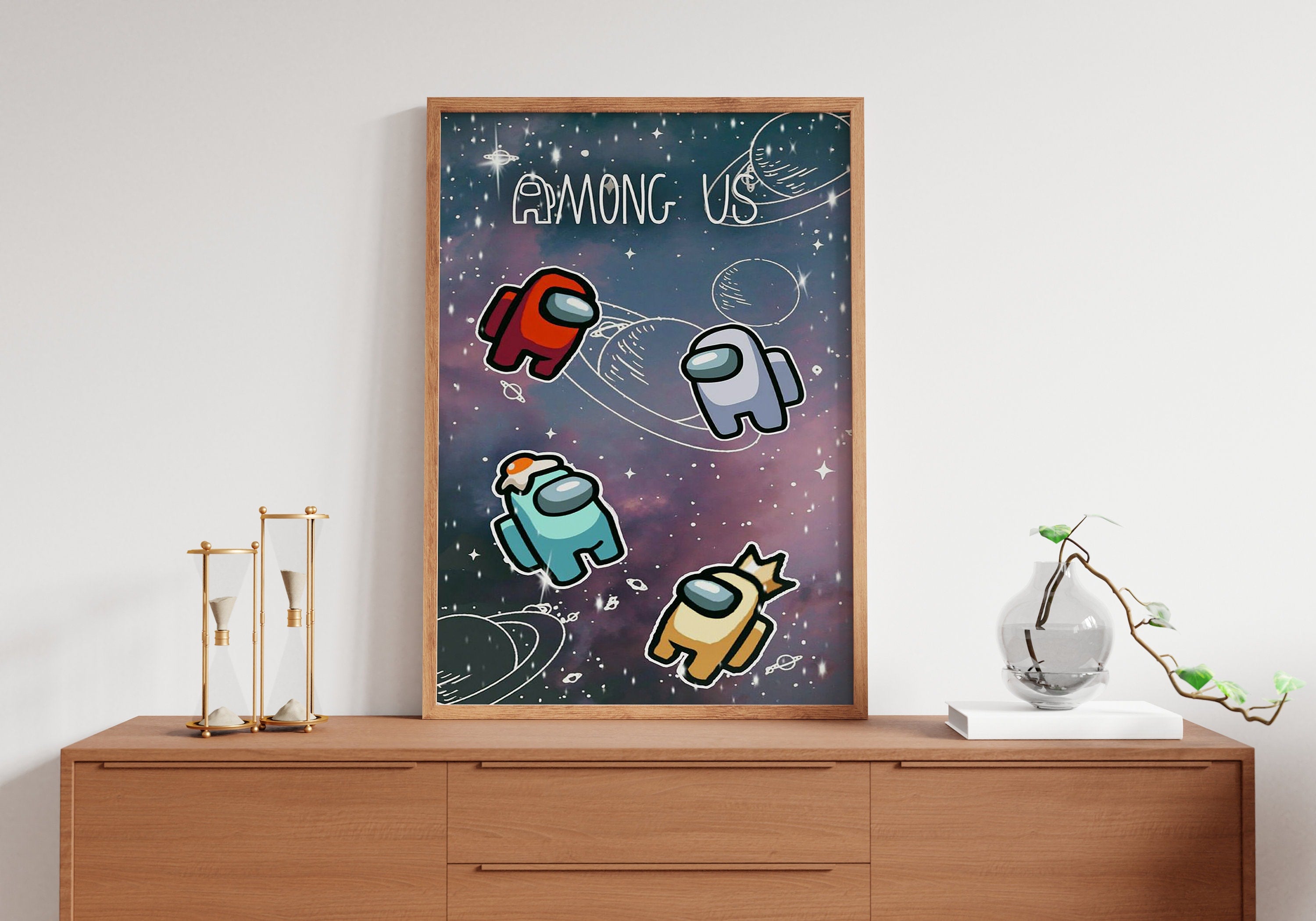 Among Us Gaming Canvas Poster