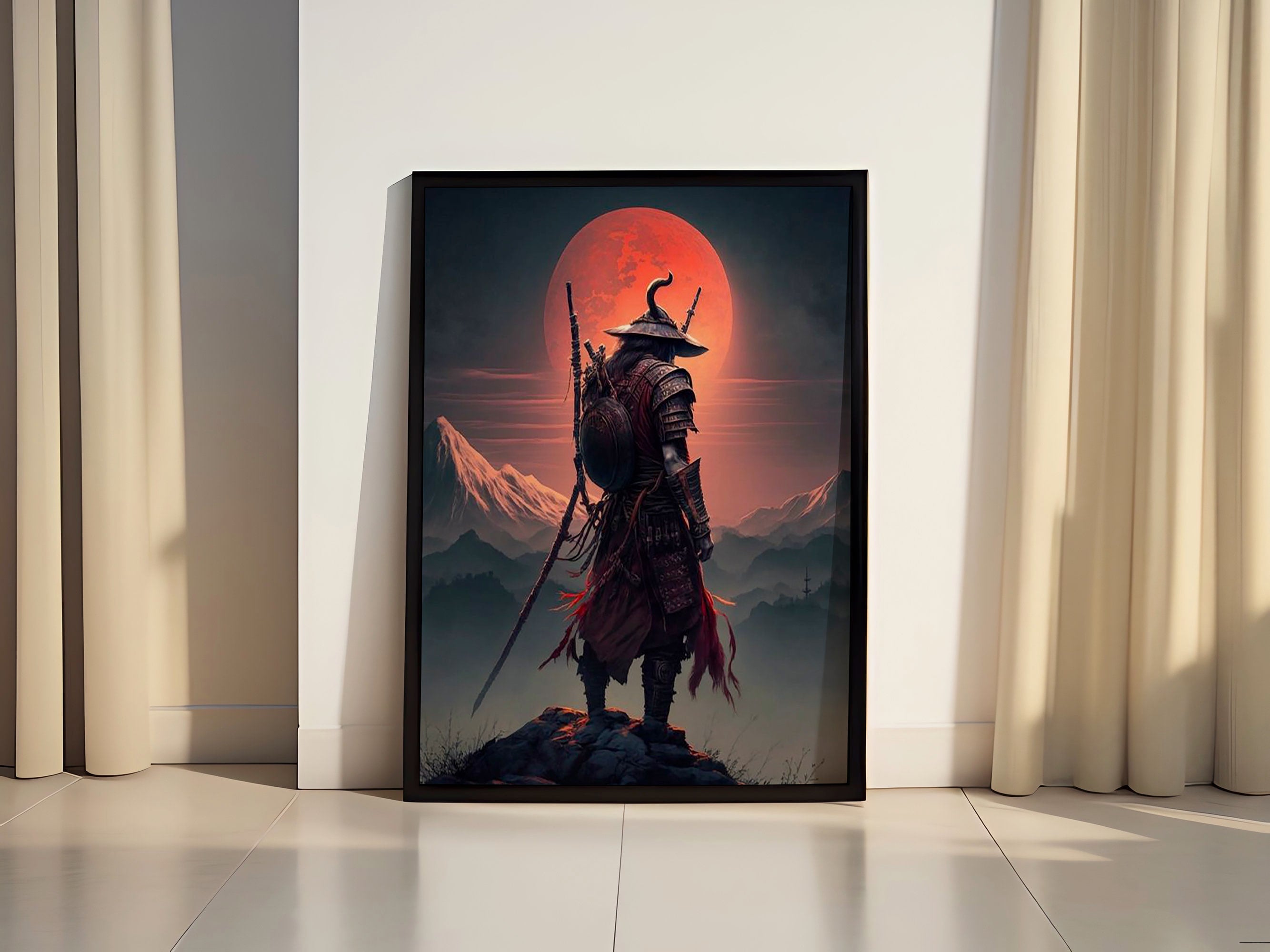 Ghost Of Tsushima Game Canvas Poster