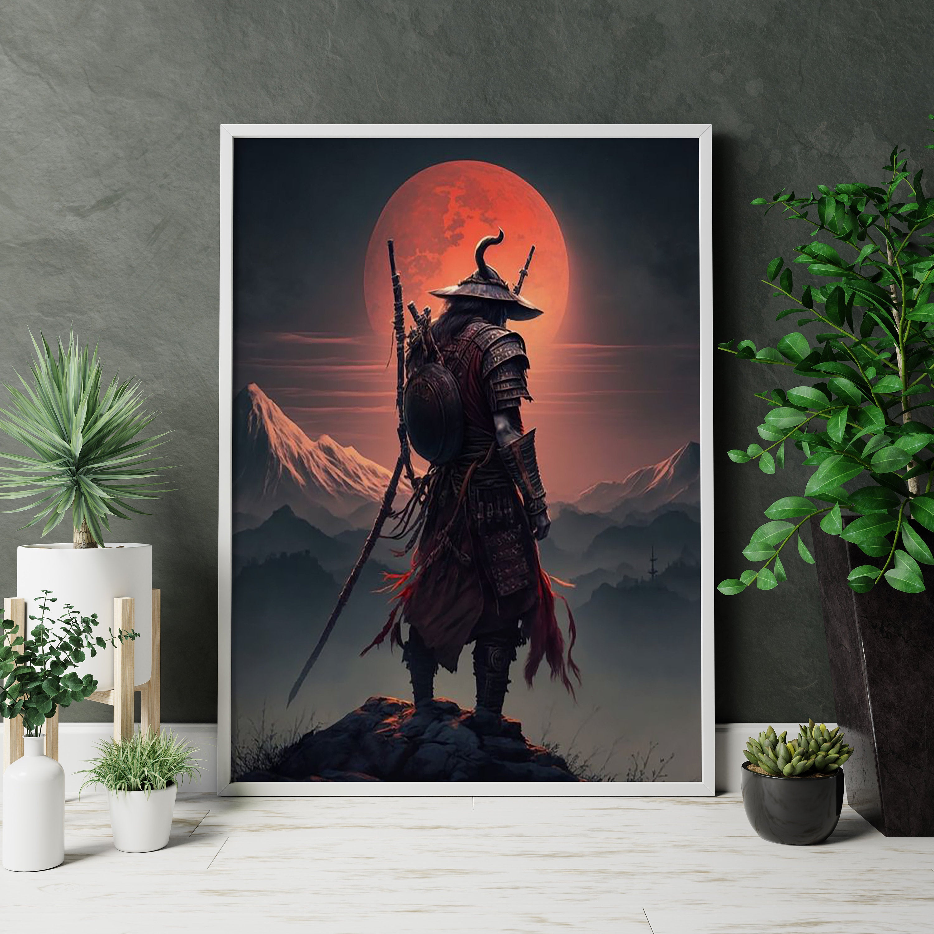 Ghost Of Tsushima Game Canvas Poster