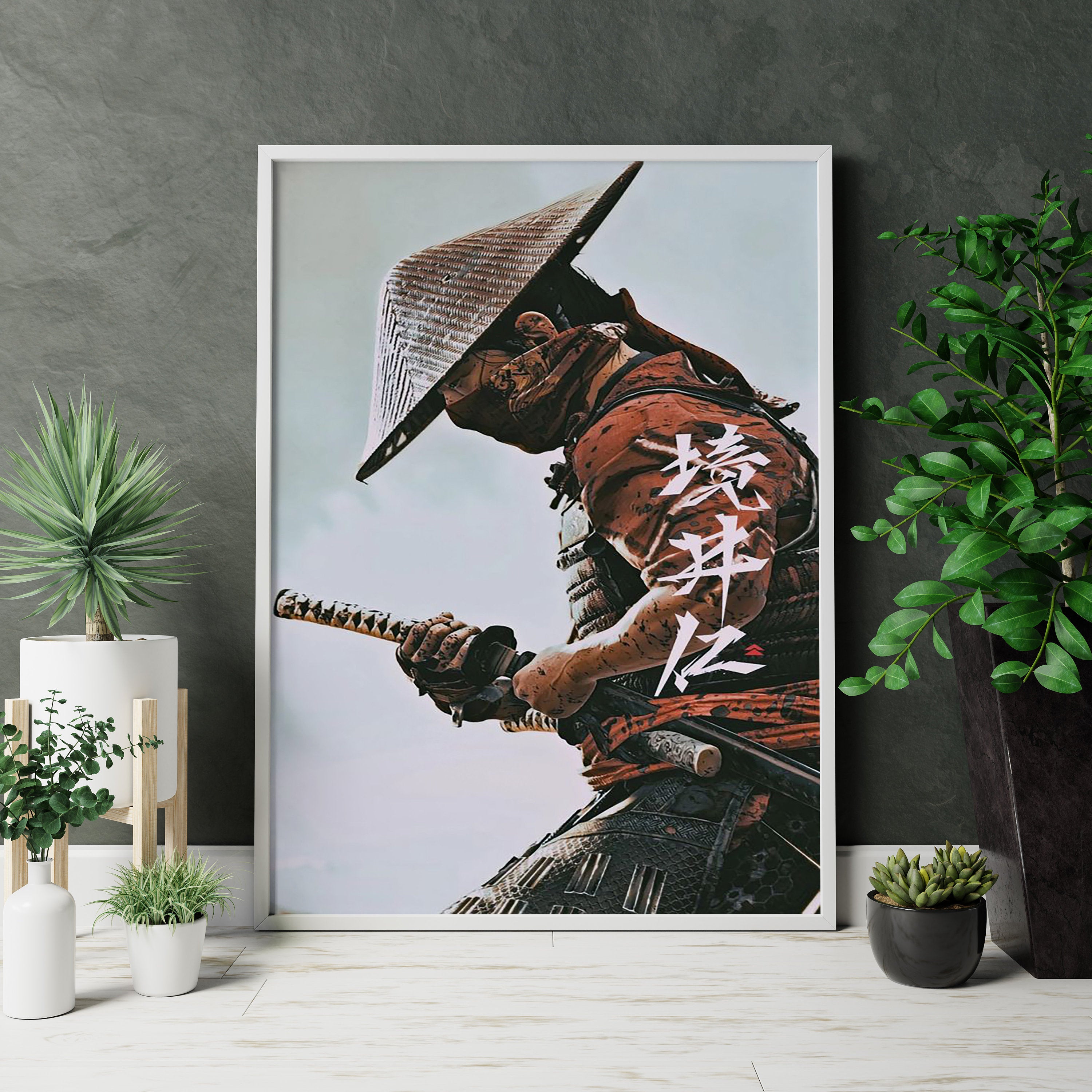 Ghost Of Tsushima Game Canvas Art