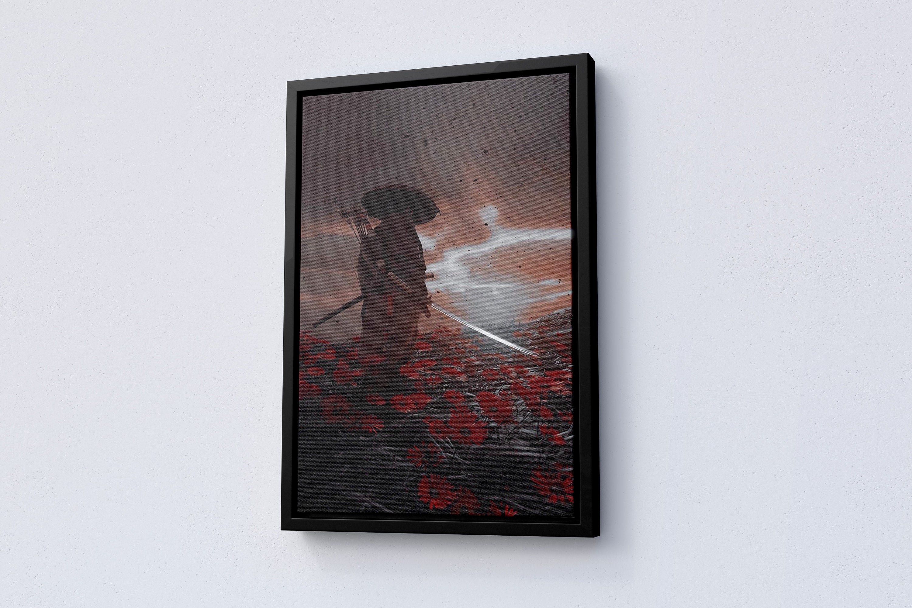 Ghost Of Tsushima Game Canvas Poster