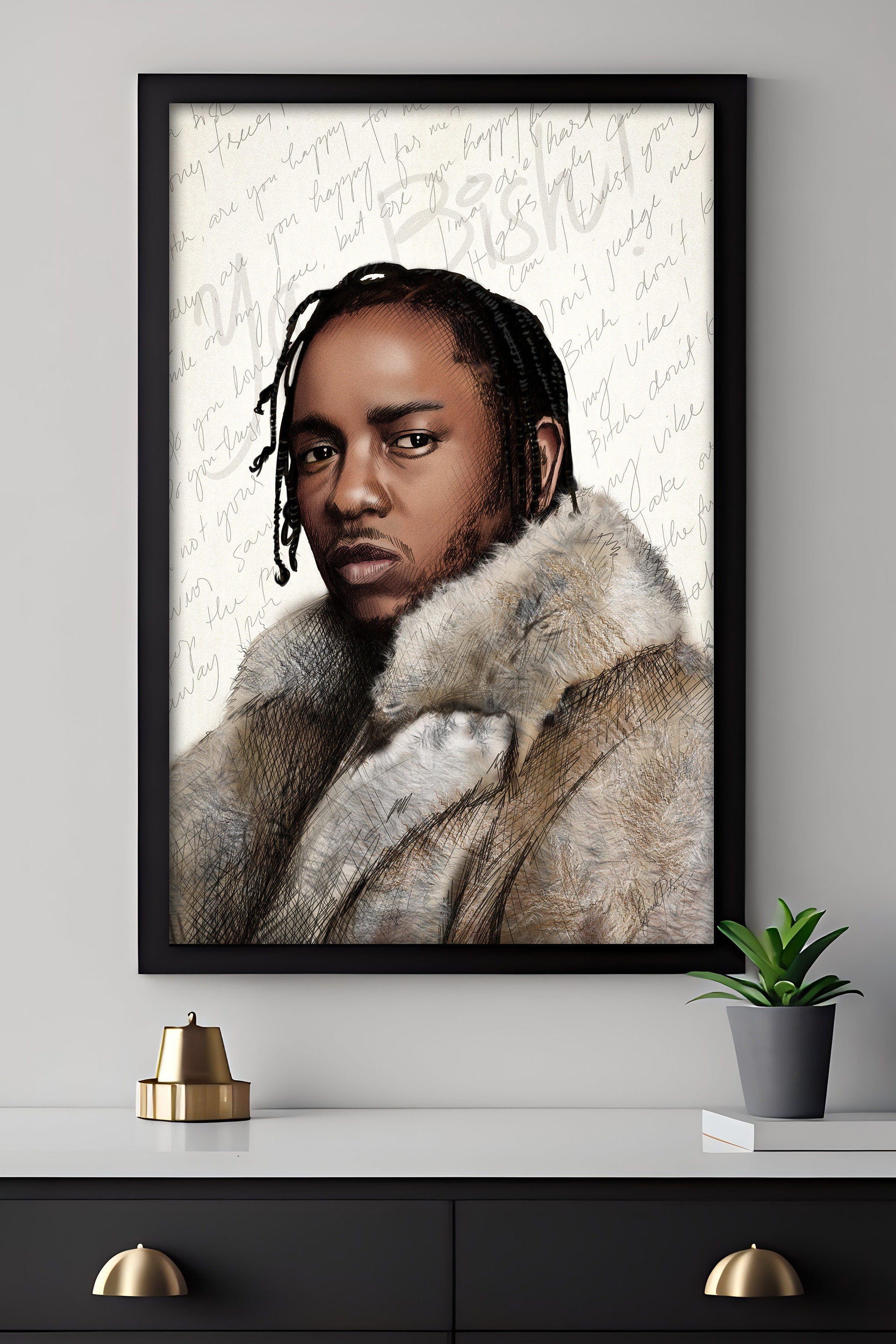 Kendrick Lamar Canvas Wall Art