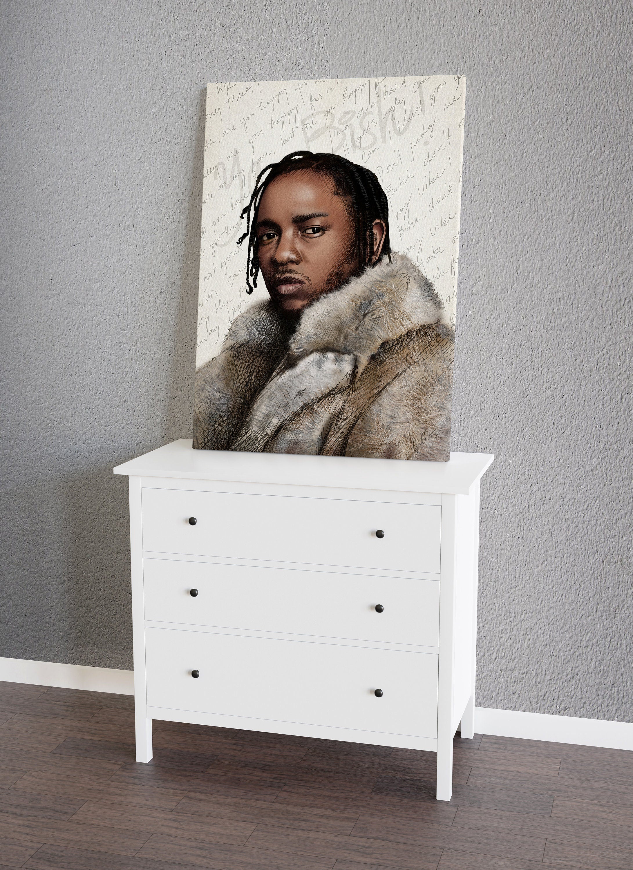 Kendrick Lamar Canvas Wall Art