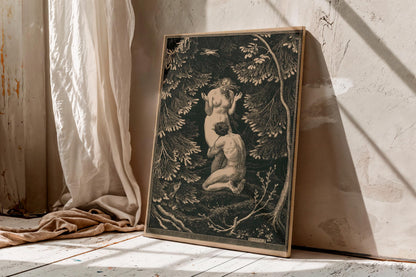 In Paradise by Max Svabinský, The Fruit Was Never an Apple,Mythological Figurative Poster