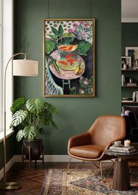 Original Henri Matisse Painting Print, Goldfish