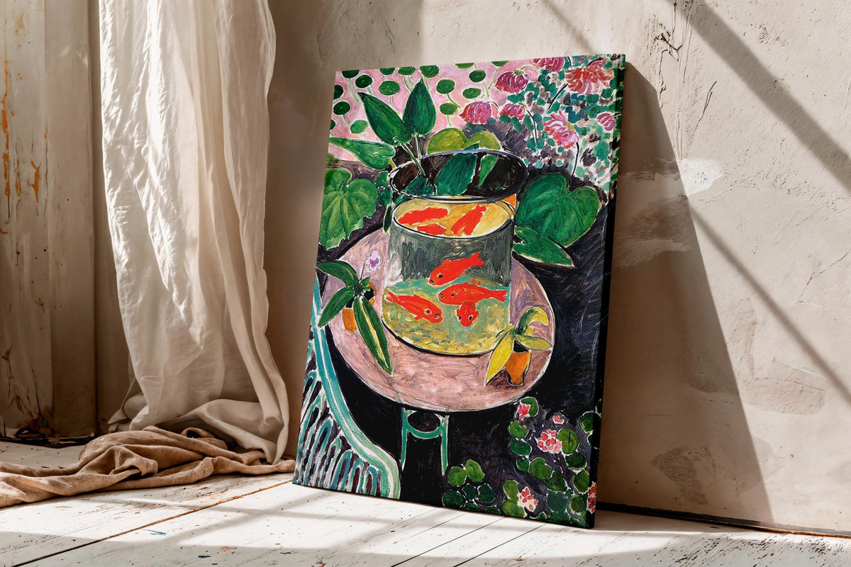 Original Henri Matisse Painting Print, Goldfish