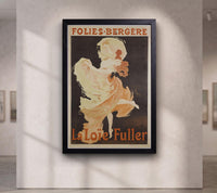 Jules Chéret La Loïe Fuller Folies Bergère Poster, Art Nouveau