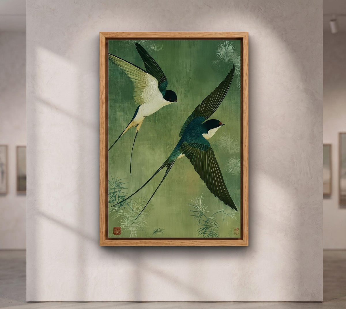 Japanese Swallow Art, Kacho-ga Art
