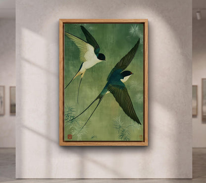 Japanese Swallow Art, Kacho-ga Art