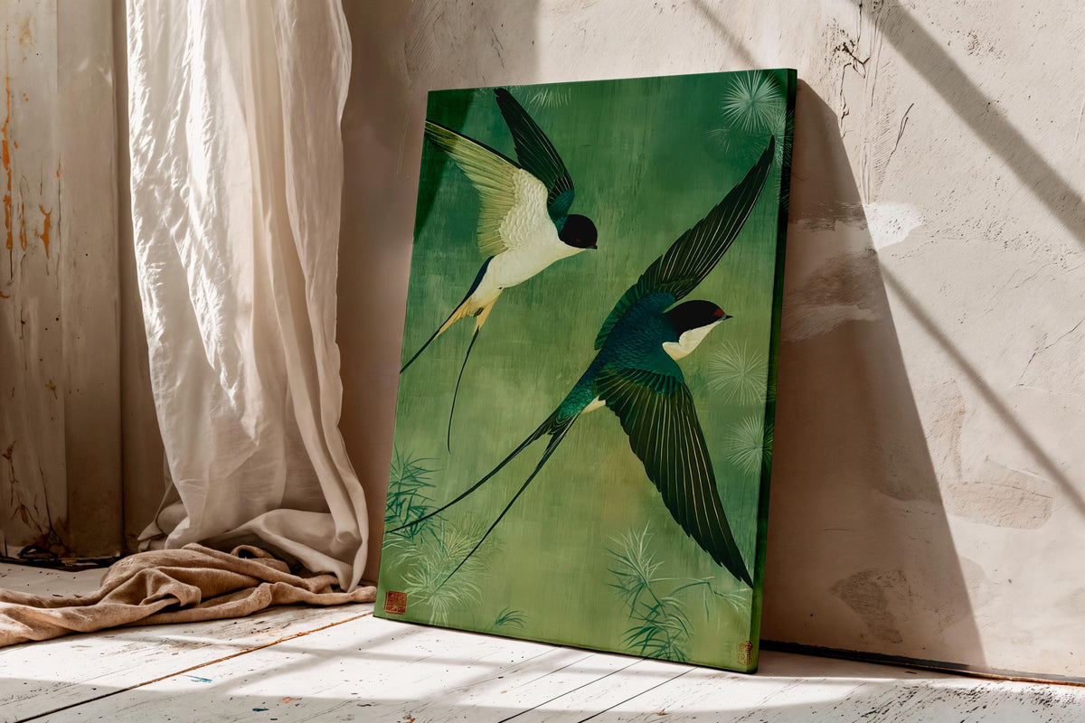 Japanese Swallow Art, Kacho-ga Art