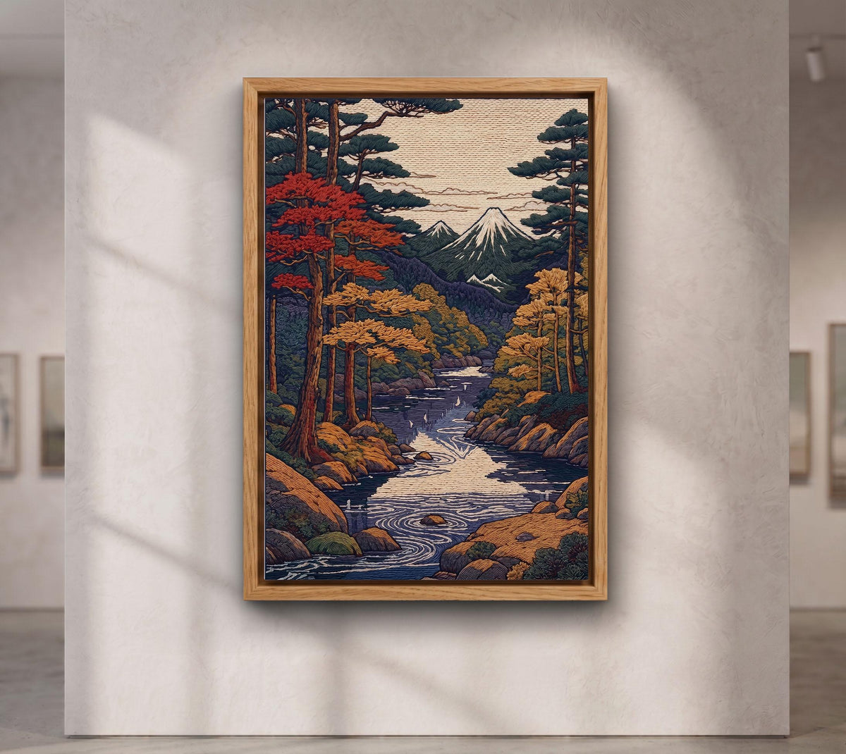 Vintage Japanese Shin Hanga Landscape Art Print, Retro Scenic Wall Art