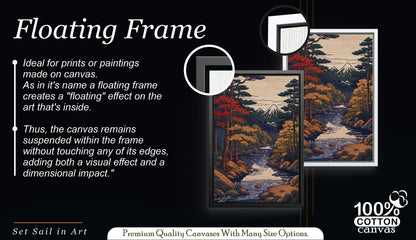 Vintage Japanese Shin Hanga Landscape Art Print, Retro Scenic Wall Art