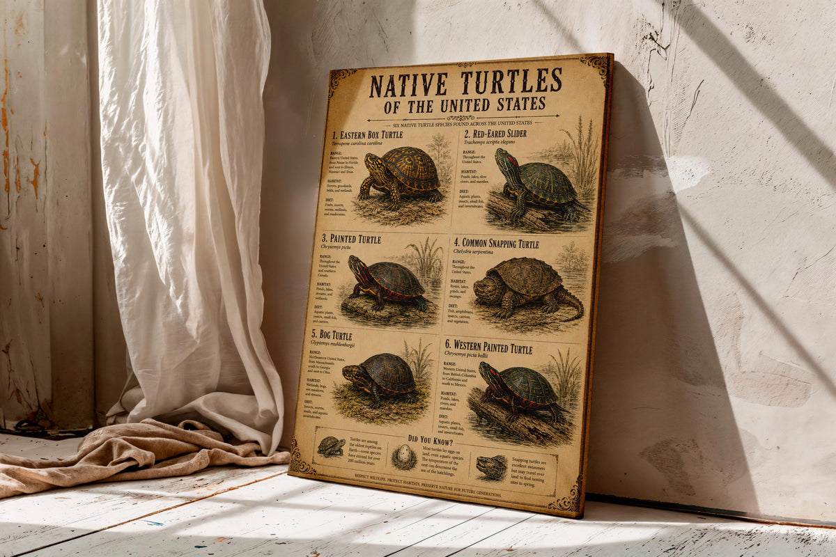 Native Turtles of the United States | Vintage