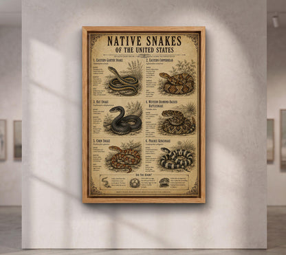 Native Snakes of the United States | Vintage