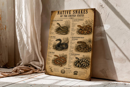 Native Snakes of the United States | Vintage