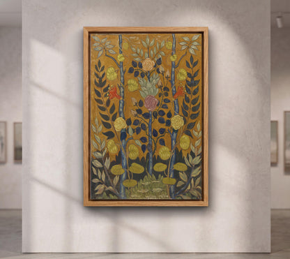 Emile Bernard Les Roses Canvas Wall Art, Vintage