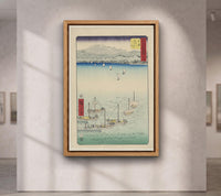 Sailboats, Ando Hiroshige, Japanese