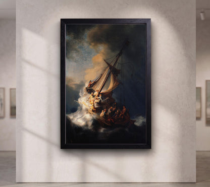 The Storm on the Sea of Galilee Rembrandt