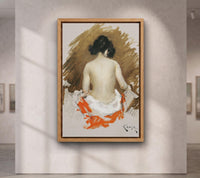 William Merritt Chase Japanese Woman with Kimono