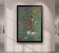 Gustav Klimt Farm Garden with Sunflowers