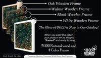 Emerald Wildflower Botanical Art
