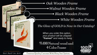 Orange Koi Fish Wall Art