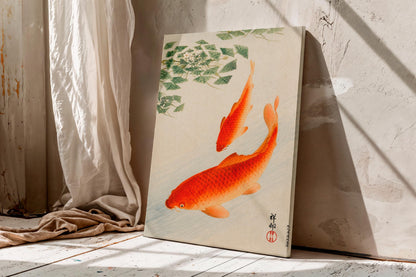 Orange Koi Fish Wall Art