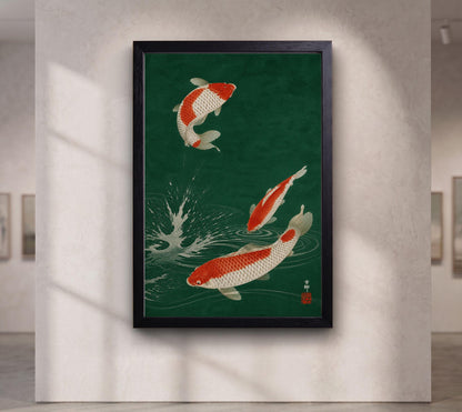 Japanese Koi Fish, Ohara Koson