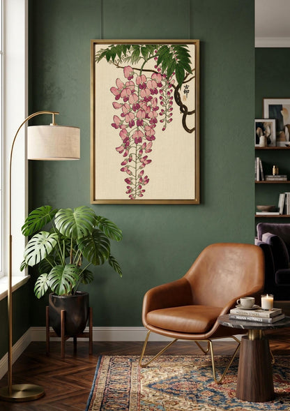 Japanese Wisteria Wall Art