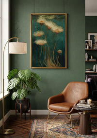 Emerald Underwater Botanical Flowers