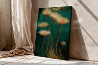 Emerald Underwater Botanical Flowers