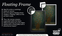Moody Green Floral Wall Art