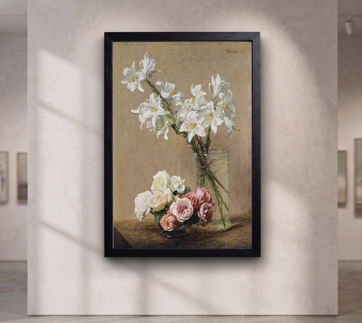 Roses and Lilies (1888)  by Henri Fantin–Latour